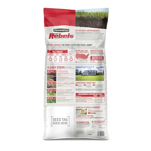 Pennington The Rebels Tall Fescue Grass Seed Mix for Lawn Renovation and Revitalization
| Pennington The Rebels Tall Fe